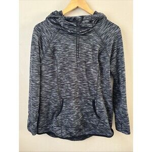 Calvin Klein Women’s Performance Hoodie Fleece Black Quick-Dry Size L